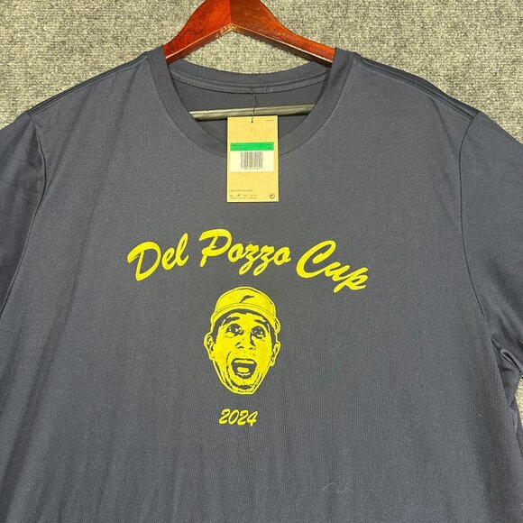 Nike Shirt Mens XL The Nike Tee Blue Short Sleeve Del Pozzo Cup 2024 Dri Fit NEW - Picture 2 of 8
